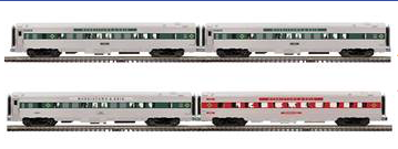 Atlas O Premier Maine Eastern/M&E   4 car streamlined passenger set, 3 rail