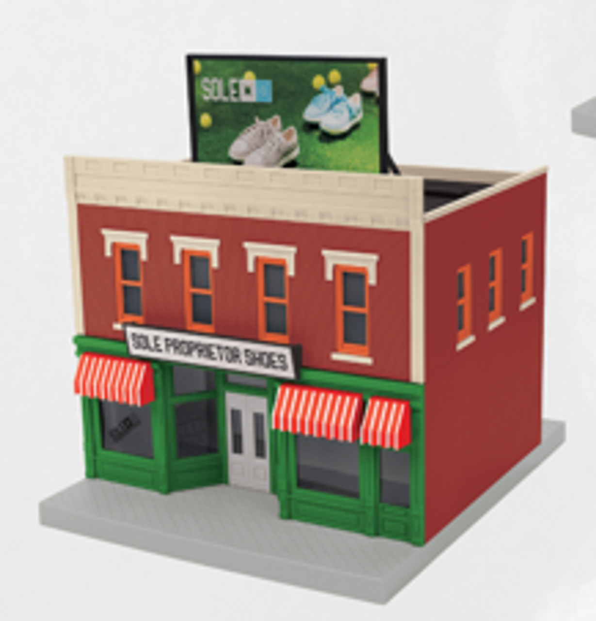 Pre-order for MTH  2024 Sole Propreitor shoe store 2 story city building