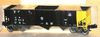 Weaver UP (black) 3 bay ribbed hopper car, 3 rail or 2 rail