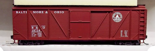 Crown (Weaver) B&O outside braced  box car, 3 rail or 2 rail