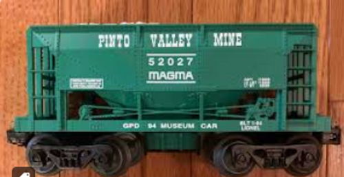 Lionel  Magma  Pinto Valley Mine     Ore car, 3 rail