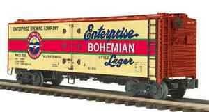 MTH Premier Enterprise Lager 40'  Steel Reefer,  3 rail