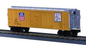MTH Rail King 1996 UP "automated railway" 40' box car, 3 rail