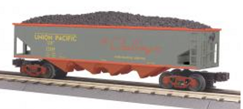 MTH Rail King UP "challenger"  3 bay hopper Car, 3 rail
