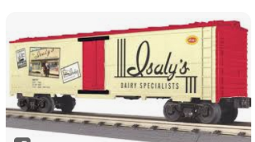 MTH Rail King semi scale Isaly's  dairy steel  Reefer, 3 rail