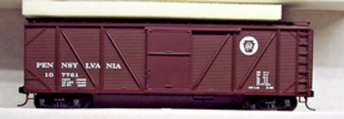Crown Model Products (Weaver) PRR  dark brown outside braced (wood) box car, 3 rail or 2 rail
