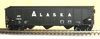 Weaver Alaska RR  3 bay ribbed hopper car, 3 rail or 2 rail