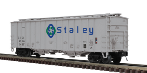 Pre-order for Atlas O Premier Staley  "4180"   2-bay Airslide Covered Hopper, 3 rail  or 2 rail