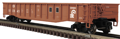 Pre-order for Atlas O Conrail  (tuscan) 52'6" steel gondola , 3 rail or 2 rail