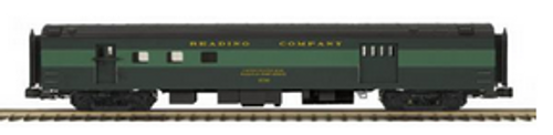 MTH Premier Reading 70' streamlined   RPO  car, 3 rail