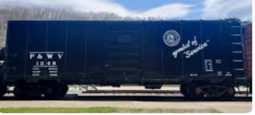 Weaver P&WV' PS-1  box car, 3 rail or 2 rail
