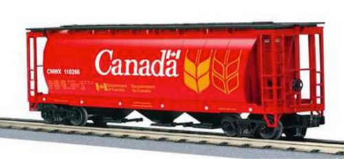 MTH Premier CNWX  Canada wheat  3-Bay Cylindrical Hopper, 3 rail 