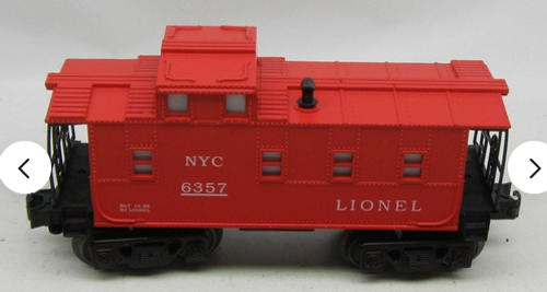 Lionel "6357"   NYC  Cupola  caboose  ,  3 rail