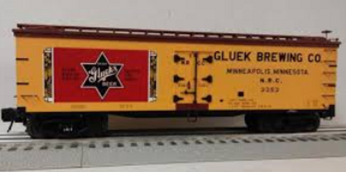 Atlas O Special Run Gluek Brewing (red)  40' Wood Reefer