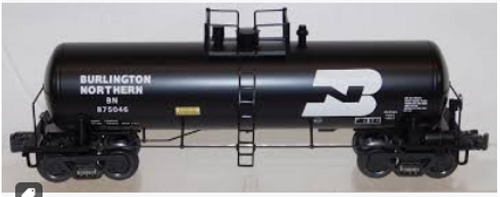 K-line (almost scale) BN welded Tank Car, 3 rail, LIKE NEW CONDITION