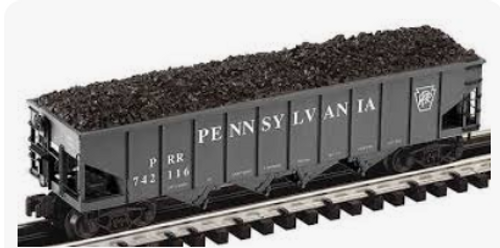 K-line diecast PRR H21 style  4 bay hopper car,  3-rail or 2 rail