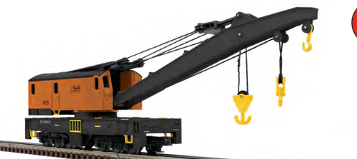 Copy of Atlas Premier Rio Grande  wreck crane and boom tender/tool car,  2 rail 