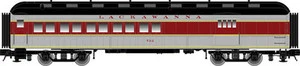 Case of 4  Atlas O Lackawanna (maroon) 60 ft  combines,  2 rail