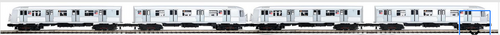 MTH Premier MTA R40 slant end  subway, 4 car set, 3 rail, P3.0