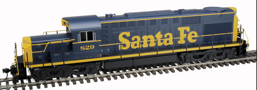 Atlas O Santa Fe Alco RSD-15, Blue,  low hood , 3 rail TMCC legacy compatible, 