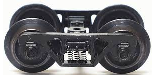 Weaver 3 rail roller bearing diecast/sprung trucks. no couplers (Pair)