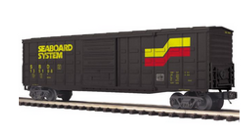 Pre-order for MTH Premier Seaboard  50' waffle side box car, 3 rail