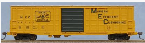 Pre-order for PDT exclusive  MTH Premier Maine Central    50' waffle side box car, 3 rail or 2 rail