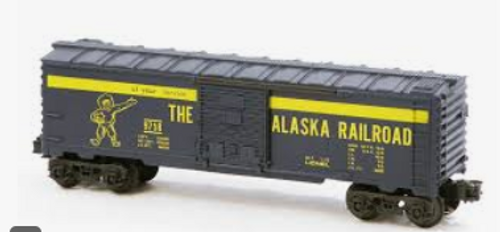 Lionel  traditional size  Alaska   box car, 3 rail