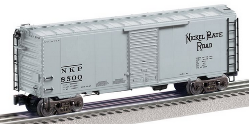 Pre Order for Lionel  NKP   (silver)  40' PS-1 box car, 3 rail