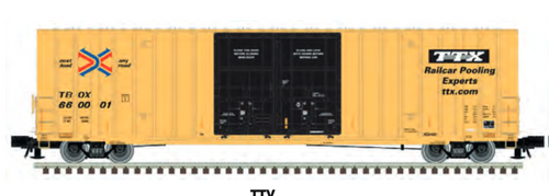 Pre-order for Atlas O TTX Yellow Gunderson 60' Hy-cube  box car,  3 rail or 2 rail