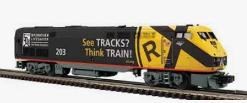 Atlas O Premier Amtk Operation Lifesaver P42 genesis,  3 rail. P3.0,