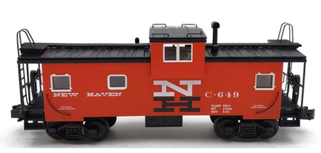 MTH Premier NH Extended vision (orange)  caboose , 3 rail, like new, no box