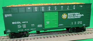 RMT BCOL Woodchip Car, 3 rail