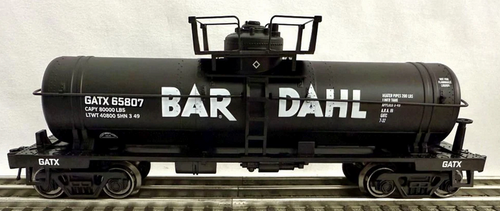 RMT Bardahl Oil Single Dome Tank Car, 3 rail