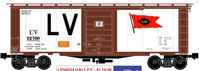 Pre-order for RMT LV flour loading   40' steel box car , 3 rail.