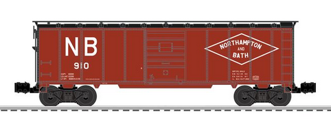 Pre-order for Lionscale  (fmr Weaver) N&B 40' ARA  box car,  3 rail (convertible to 2 rail)