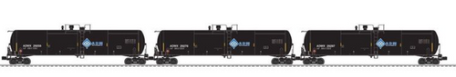 Pre-order for 3-Pack of Lionel O 30,000 Gallon ADM Ethanol tank  car, 3 rail