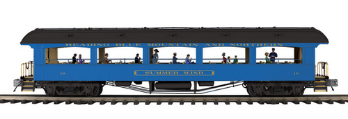 Pre-order for MTH Premier RBMN   64' open air passenger  car  