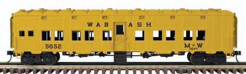 Pre-order for Atlas O Wabash  MOW,  converted troop sleeper car, 3 rail or 2 rail
