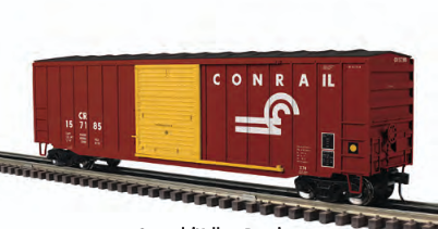 Pre-order for Atlas O  Conrail (ylw door)  50' ACF box car 3 rail or 2 rail