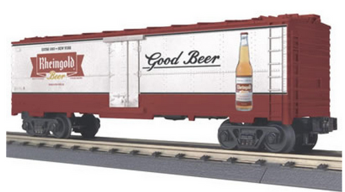 MTH Rail King Rheingold Beer steel Reefer, 3 rail