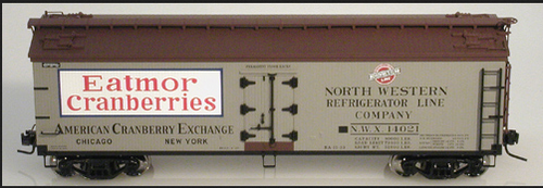 Atlas O Eatmor Cranberries 40' Wood Reefer