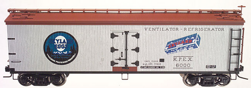 Atlas O special run Skyline Eggs  40' wood reefer, 3 rail or 2 rail  