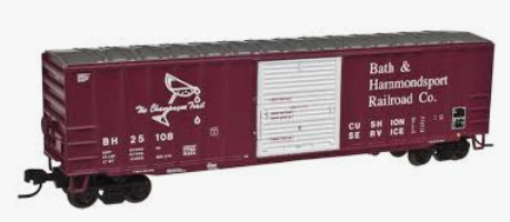 Pre-order for PDT exclusive Atlas O  Bath & Hammondsport  50' ACF box car 3 rail or 2 rail