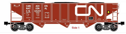Pre-order for RMT CN 3 bay 70-ton hopper car , 3 rail.
