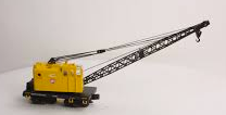MTH Railking Scale PRR American Crane car with Atlas PRR 50' gondola. 3 rail