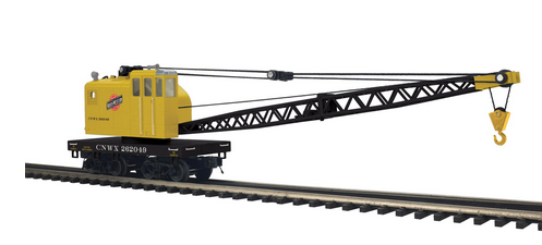 Pre-order for MTH Premier CNW  American Crane car, 3 rail