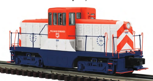 Pre-order for Atlas O Pullman Standard (Bicentennial) GE 44 ton diesel, 3 rail, P3.0