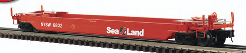 pre-order for Atlas O NYSW 40' rebuilt double stack  well car  2 rail or 3 rail