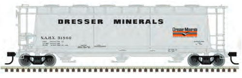 Pre-Order for Atlas O Dresser Minerals cylindrical covered hopper car  , 3 rail or 2 rail